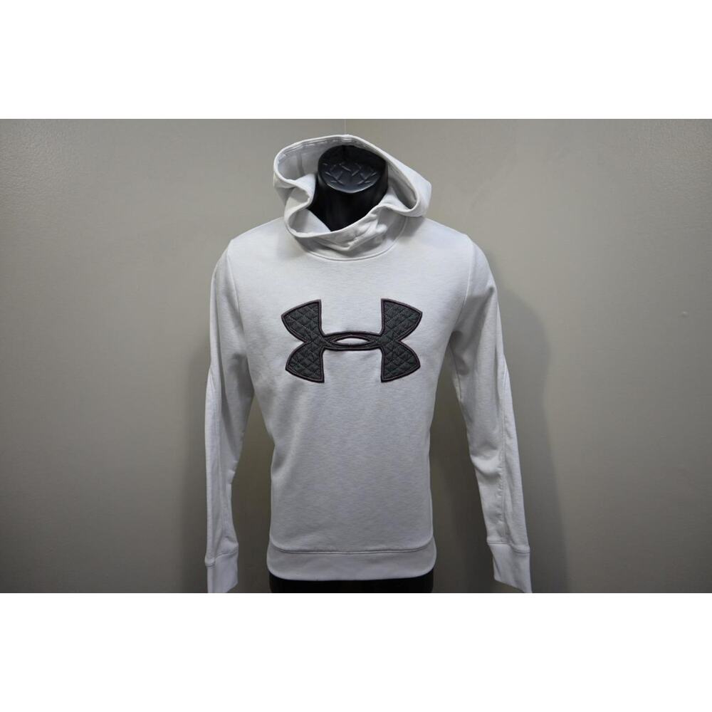 Under Armour‎ Hoodie ColdGear Loose White Pullover Sweater Womens Sz Medium